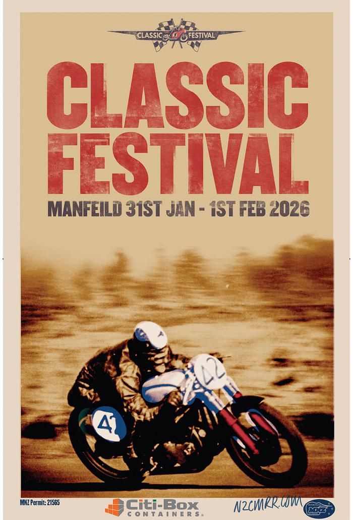 NZCMRR Classic Racing Festival 2026 logo